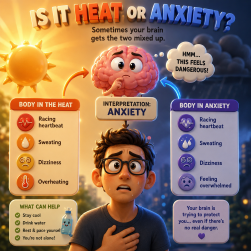 Is It Heat or Anxiety? Understanding why hot weather can make you feel more anxious.