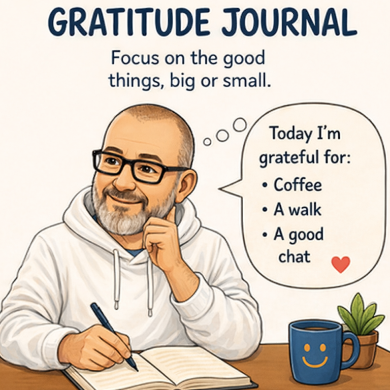 Mental health walks Basingstoke gratitude journal