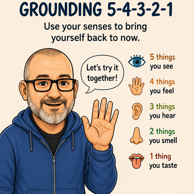 Mental health walks Basingstoke grounding 54321