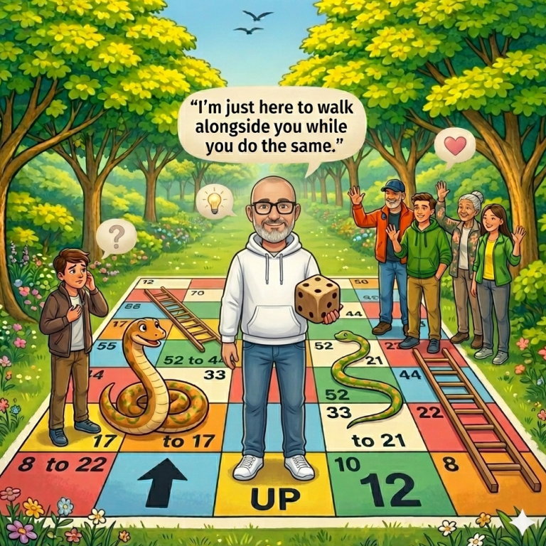mental health Basingstoke walk snakes and ladders